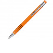 Ручка шариковая Онтарио, оранжевый/серебристый