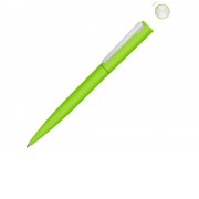 Металлическая шариковая ручка soft touch Brush gum, светло-зеленый