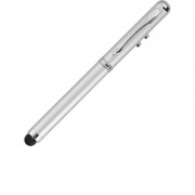Ручка-стилус Каспер 3 в 1, серебристый