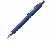 Ручка металлическая шариковая DOVER с покрытием софт-тач, королевский синий