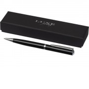 Ручка металлическая шариковая City, черный/серебристый