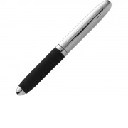 Ручка шариковая Vienna, черный/серебристый, черные чернила