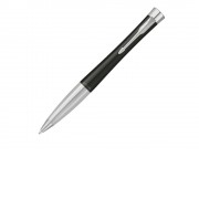 Ручка шариковая Parker модель Urban Muted Black CT в футляре, черный/серебристый