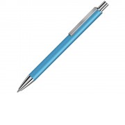 Металлическая автоматическая шариковая ручка Groove, голубой