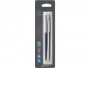 Набор из 2х ручек в подарочной коробке: Parker Jotter Essential, Royal Blue CT и Parker Jotter Essential, St. Steel СT
