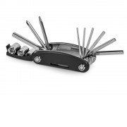 Многофункциональный инструмент 16 в 1, черный