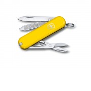 Нож-брелок VICTORINOX Classic SD Colors Sunny Side, 58 мм, 7 функций, жёлтый