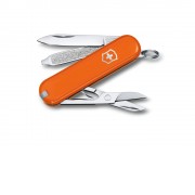 Нож-брелок VICTORINOX Classic SD Colors Mango Tango, 58 мм, 7 функций, оранжевый