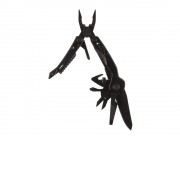 Мультитул Stinger, 105x45 мм, 13 функций, сталь, чёрный, в комплекте 9 насадок и нейлоновый чехол