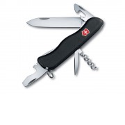 Нож перочинный VICTORINOX Picknicker, 111 мм, 11 функций, с фиксатором лезвия, чёрный