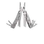 Мультитул Stinger, 105 мм, 14 функций, сталь, серебристый, в комплекте нейлоновый чехол