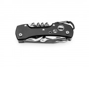 WILD. Многофинциональный карманный нож из нержавеющей стали, Черный