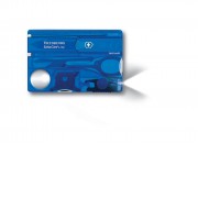 Швейцарская карточка VICTORINOX SwissCard Lite, 13 функций, полупрозрачная синяя