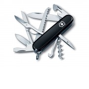 Нож перочинный VICTORINOX Huntsman, 91 мм, 15 функций, чёрный