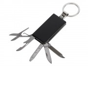 Мультитул-брелок 5-в-1 Badge, черный
