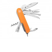 Нож перочинный Stinger, 89 мм, 15 функций, материал рукояти: АБС-пластик (оранжевый)