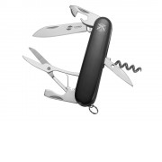 Нож перочинный Stinger, 90 мм, 11 функций, материал рукояти: АБС-пластик (чёрный)