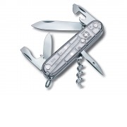 Нож перочинный VICTORINOX Spartan, 91 мм, 12 функций, полупрозрачный серебристый