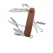 Нож перочинный Stinger, 90 мм, 13 функций, материал рукояти: древесина сапеле