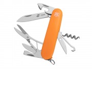 Нож перочинный Stinger, 90 мм, 13 функций, материал рукояти: АБС-пластик (оранжевый)
