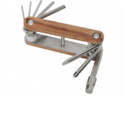 Fixie долговечный компактный многофункциональный инструмент для велосипедов с 8 функциями, дерево