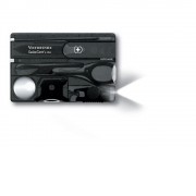 Швейцарская карточка VICTORINOX SwissCard Lite, 13 функций, полупрозрачная чёрная