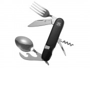 Нож перочинный Stinger, 109 мм, 8 функций, материал рукояти: АБС-пластик (чёрный)