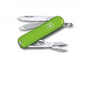 Нож-брелок VICTORINOX Classic SD Colors Smashed Avocado, 58 мм, 7 функций, салатовый