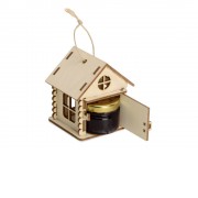 Подарочный набор Варенье в домике, варенье из черной смородины 25 мл