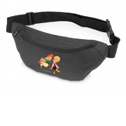 Сумка на пояс с антикражным карманом Карлсон, серый