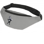 Сумка на пояс Бременские музыканты, серый
