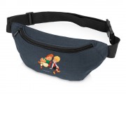 Сумка на пояс с антикражным карманом Карлсон, темно-синий