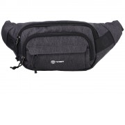 Сумка на пояс TORBER, серый, полиэстер