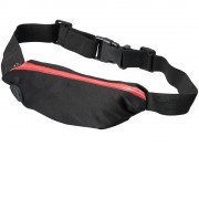 Эластичная спортивная поясная сумка Nicolas, красный