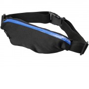 Эластичная спортивная поясная сумка Nicolas, синий