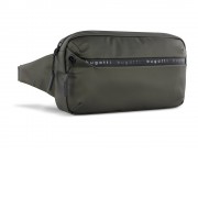 Сумка на пояс BUGATTI Blanc, оливковая, тарпаулин/полиэстер, 26х5,5х13,5 см