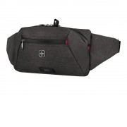 Сумка WENGER для ношения через плечо или на поясе, серая, 100% полиэстер, 30х10х15 см, 3 л