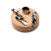 Винный набор VENET, серебристый/бежевый