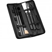 Набор для барбекю Barabicu из 10 предметов, черный