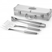 Набор для барбекю в кейсе: лопатка, щипцы, вилка Salvy