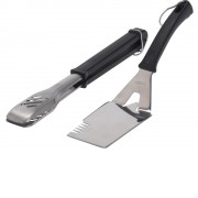 Набор аксессуаров для барбекю из двух предметов Grill, серебристый/черный