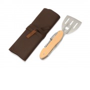 BBQ мультитул Blade 5в1 с деревянными ручками, в чехле