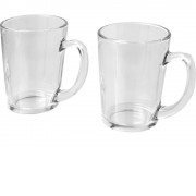 Zeni набор из 2 стеклянных чайных стаканов - Прозрачный