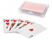 Карточная игра Reno в чехле, прозрачный/красный