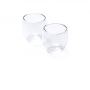 Набор CAPSUL из 2 стаканов с двойными стенками, прозрачный