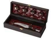 Набор Подарочный, темно-коичневый/бордовый