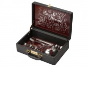 Набор Подарочный с многофункциональным ножом, черный/бордовый