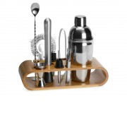 Набор Bartender для приготовления коктейлей на бамбуковой подставке