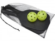 Enrique комплект ракеток в сетчатом чехле, черный