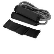 Набор для фитнеса Balance с лентой и скакалками, черный